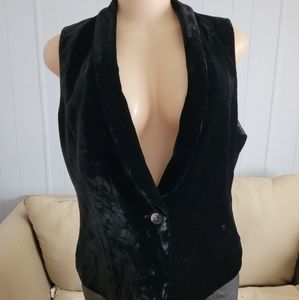 J JILL BLACK VEST SIZE S